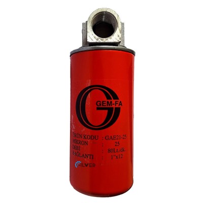 فیلتر هیدرولیک خط برگشت یک اینچ ۸۰ لیتری GEM-FA | کیفیت بالا و قیمت مناسب