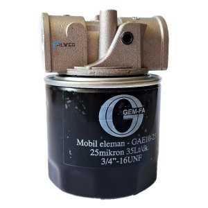 فیلتر هیدرولیک خط برگشت ۳/۴ اینچ ۳۵ لیتری GEMFA | فیلتراسیون مطمئن