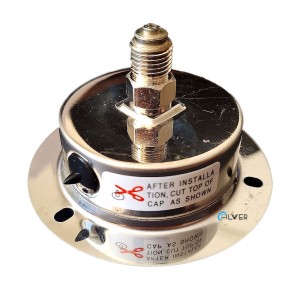 گیج فشار هیدرولیک بلو‌متر BSP1/4 ساخت چین | ۰–۴۰۰ بار دقیق و مقاوم