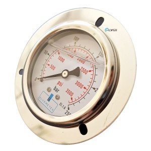 گیج فشار هیدرولیک بلو‌متر BSP1/4 ساخت چین | ۰–۴۰۰ بار دقیق و مقاوم